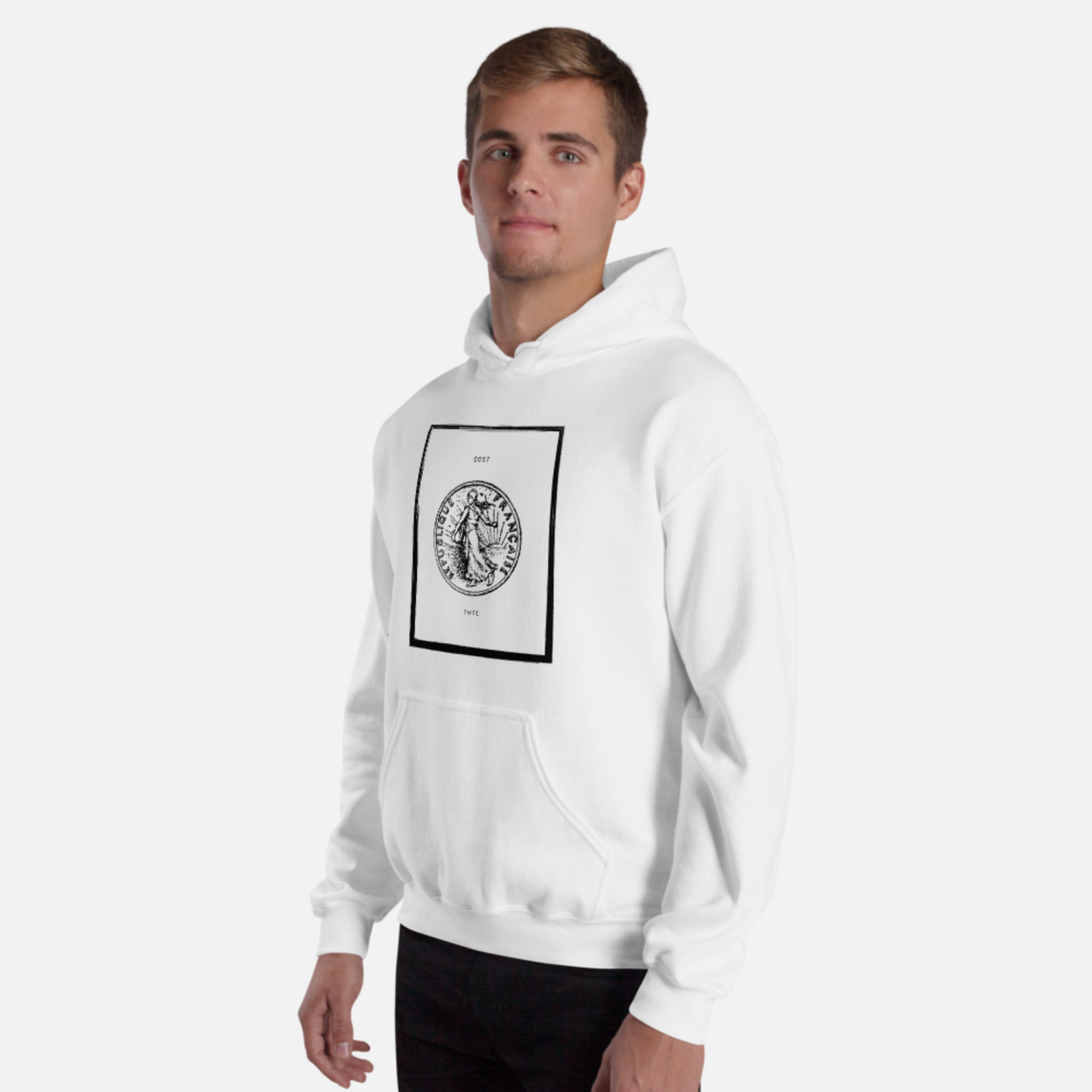 TMTC - Sweat à capuche unisexe en coton biologique