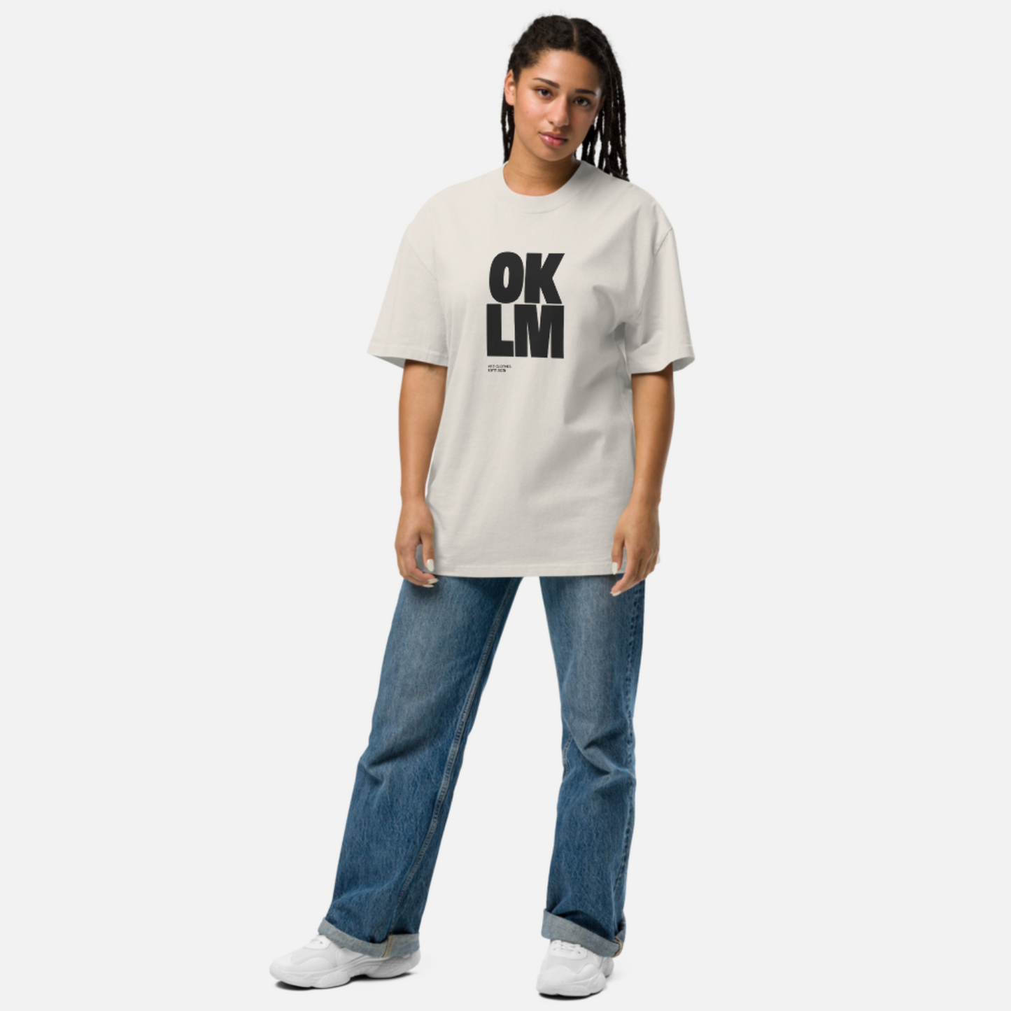 OKLM - T-shirt oversize délavé