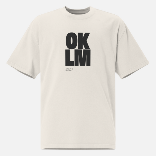 OKLM - T-shirt oversize délavé