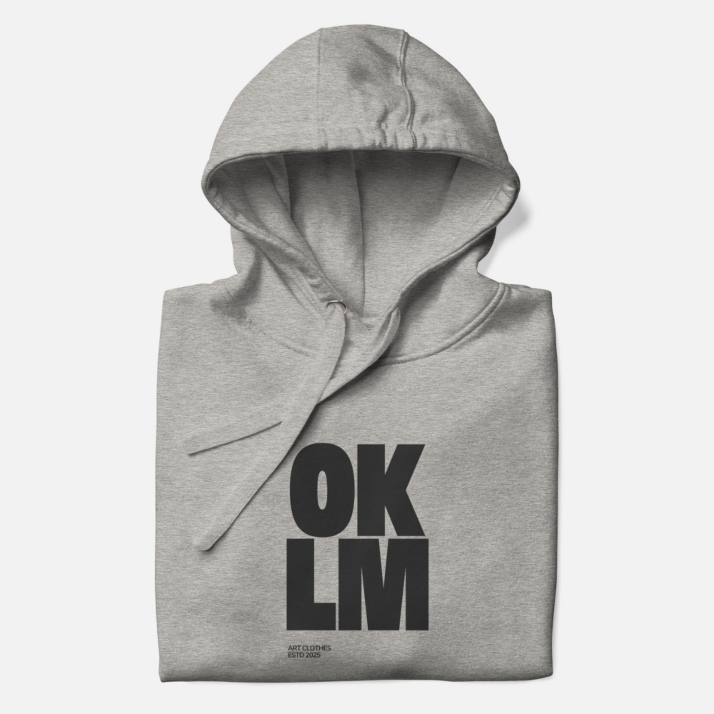 OKLM - Sweat à capuche unisexe en coton biologique